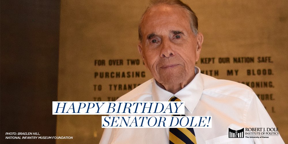 DoleInstitute's tweet photo. Happy birthday, @SenatorDole! We are grateful for your service to our nation and legacy of leadership.

(Photo courtesy @infantrymuseum) https://t.co/QI3M6cCN6X