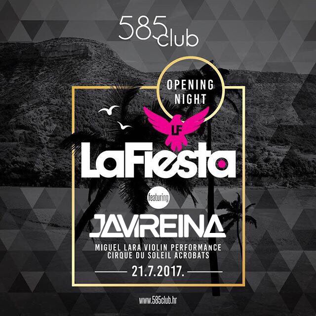 DjJaviReina's tweet photo. Tonight! ๐ฅ๐ญ๐ท๐ฅ
#LaFiesta #585Club
#Braฤ #Croatia https://t.co/DLyYHxJVEN