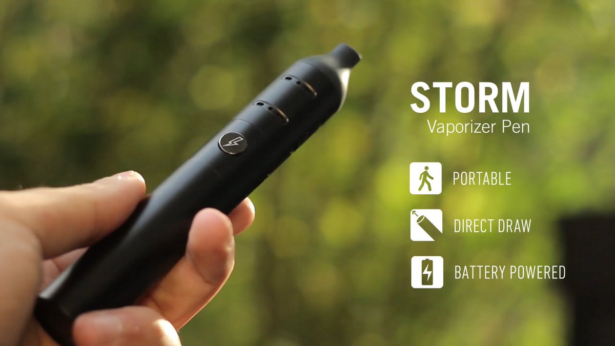 Storm Vaporizer in stock suitable for inhaling CBD oils organicfunktion.com/product-catego… #cbd #Vape