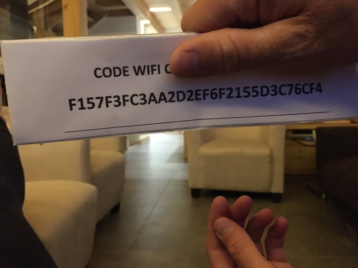 EmLindley's tweet photo. Is this the longest wifi code you've ever seen?? #30characters #wtf https://t.co/scCCrhIuca