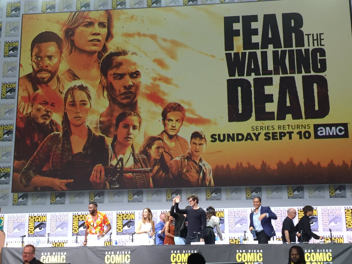And that's a wrap on the #FearTWD   #SDCC2017 panel! Stay tuned for #TheWalkingDead and watch the Fear trailer! #SkyboundSDCC