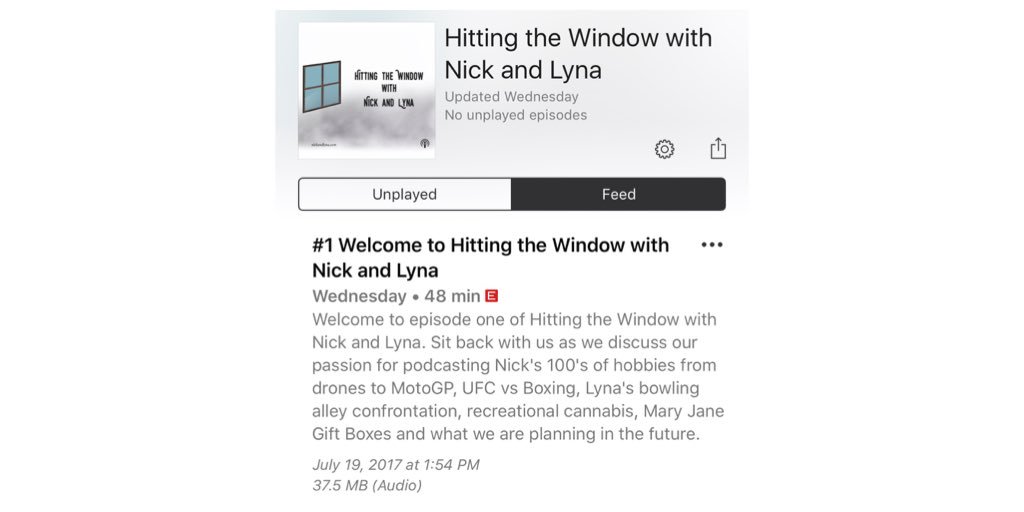 NickandLyna's tweet photo. Episode #1 is up! Please like, subscribe and review!! iTunes or link in bio ✨ #podcast #hittingthewindow #nickandlyna https://t.co/8ayvxbTiXZ