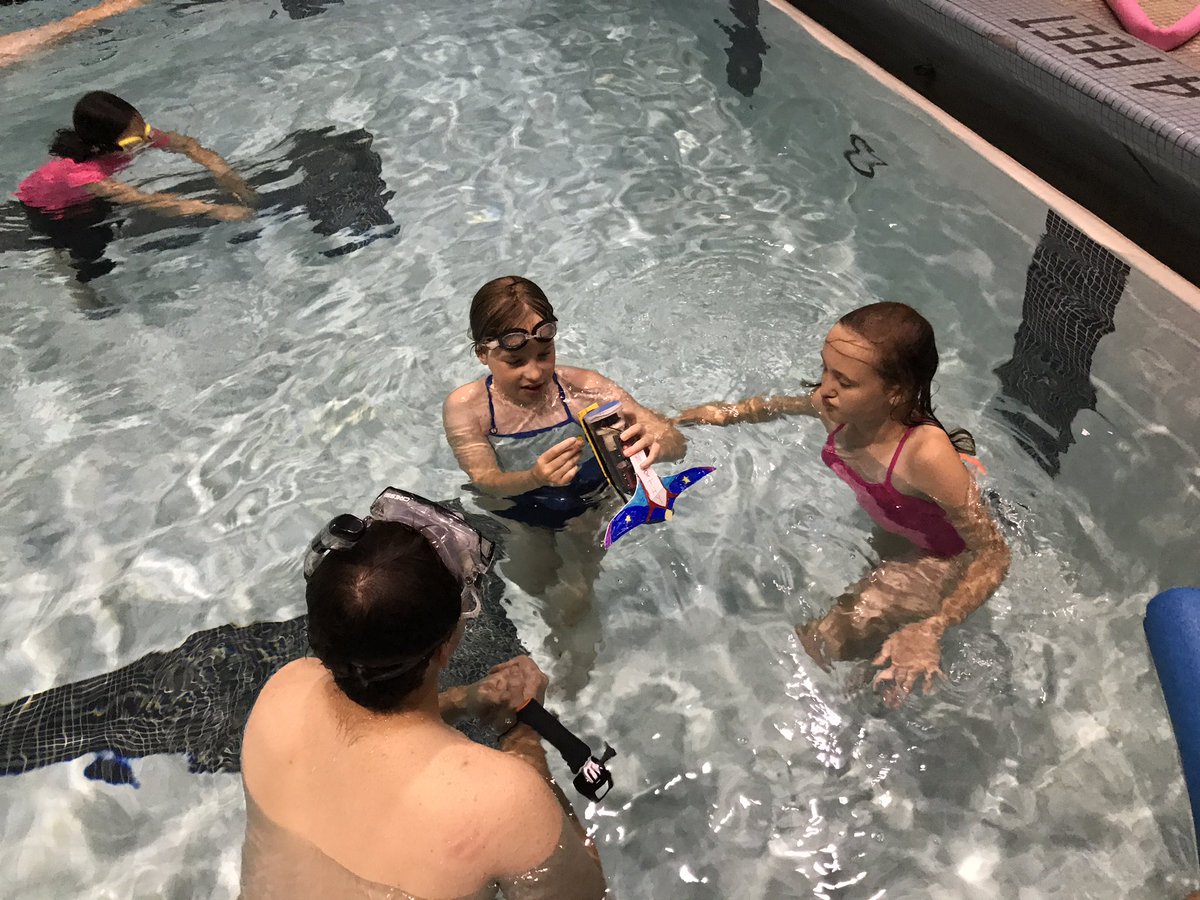 NASLabMTU's tweet photo. Middle schoolers are Trimmimg their GUPPIE to make it ready to fly #WomenInSTEM #robotics #NSFfunded https://t.co/FIgAeZlQj0