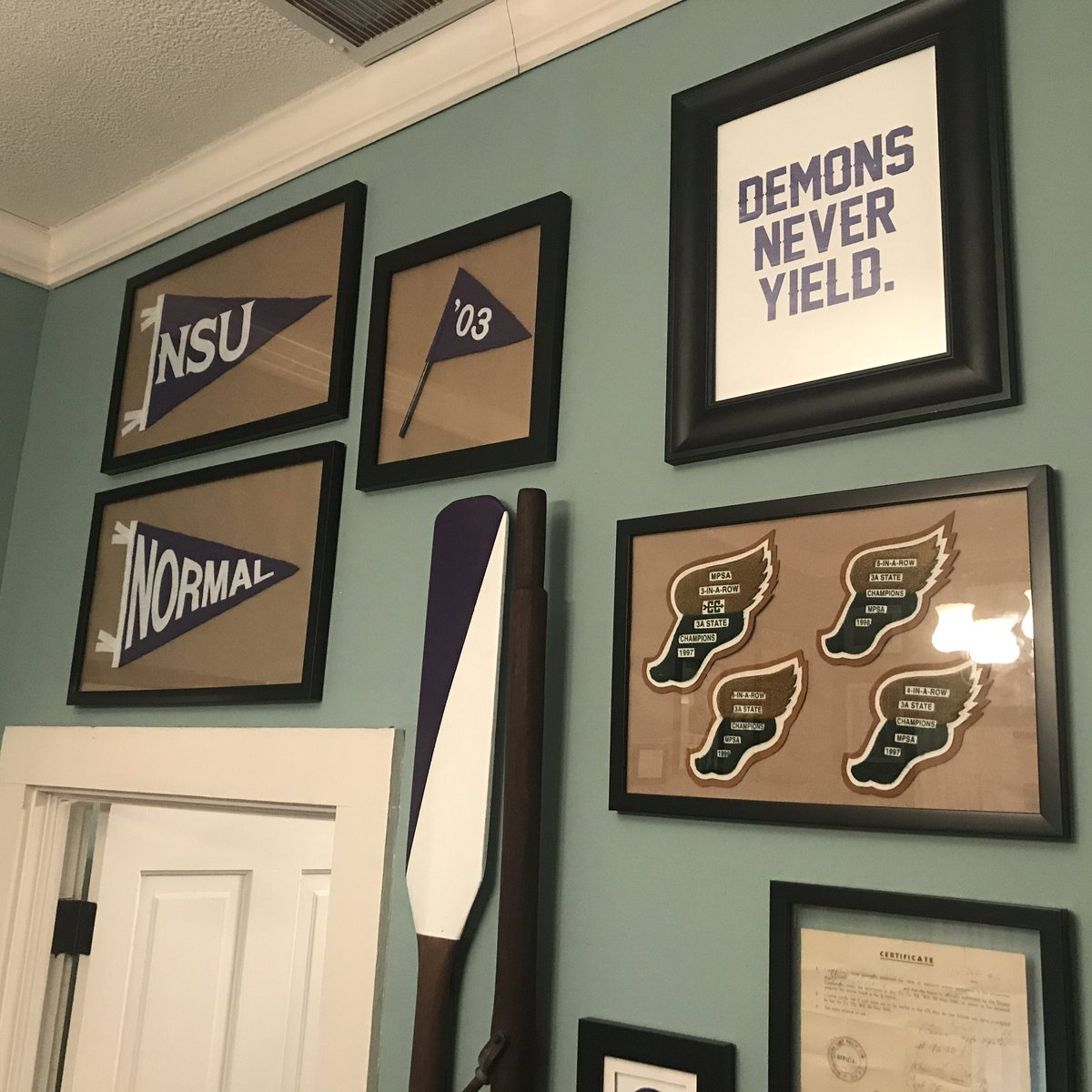 wesley_breeden's tweet photo. Hey @therealjoshmac and @foursix3, thanks for finishing my @nsula wall. #FS3Prints https://t.co/GJ3XOZ0wF5