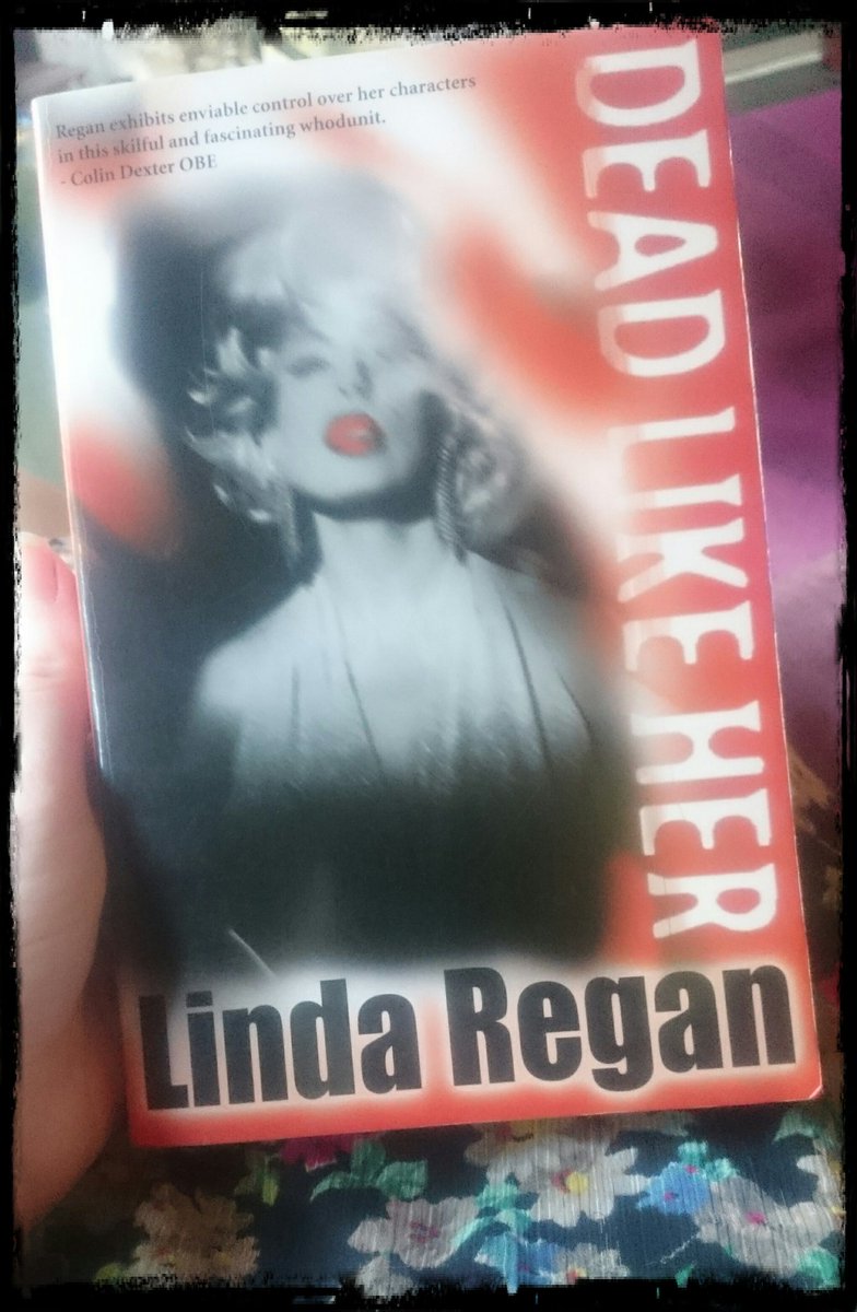 sequinedmoon's tweet photo. @MistyMoonEvents Best of luck to @Linda_Regan tonight for her talk about her books. Enjoyed these two recently #deadlikeher #gutsforgarters https://t.co/M88Vw9vbZT