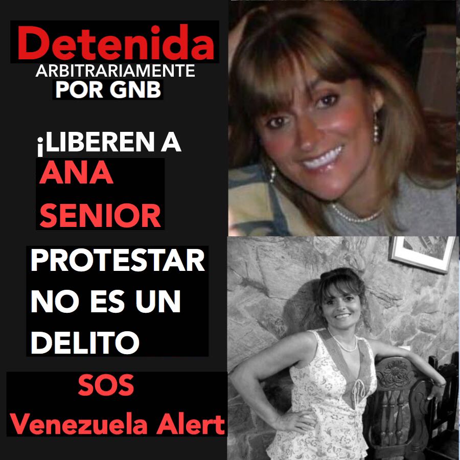 Ella es mi prima hermana. Fue detenida en Margarita por defender al hijo de una amiga de la GNB y evitar q se lo llevaran!