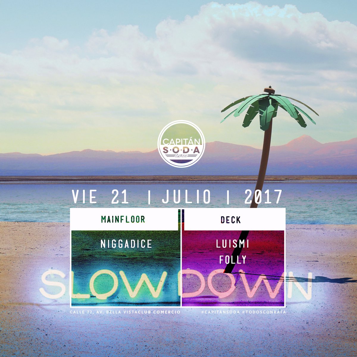 Capitan_Soda's tweet photo. T O N I G H T 🌴 https://t.co/KGKSDATHSq