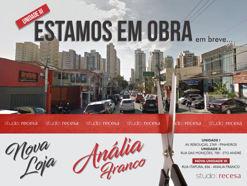 studio_recesa's tweet photo. Atendendo a pedidos a Anália Franco e região ganham no próximo mês mais uma franquia da Loja Studio Recesa. #filial #reforma #studiorecesa https://t.co/FAQ5SKP3OQ