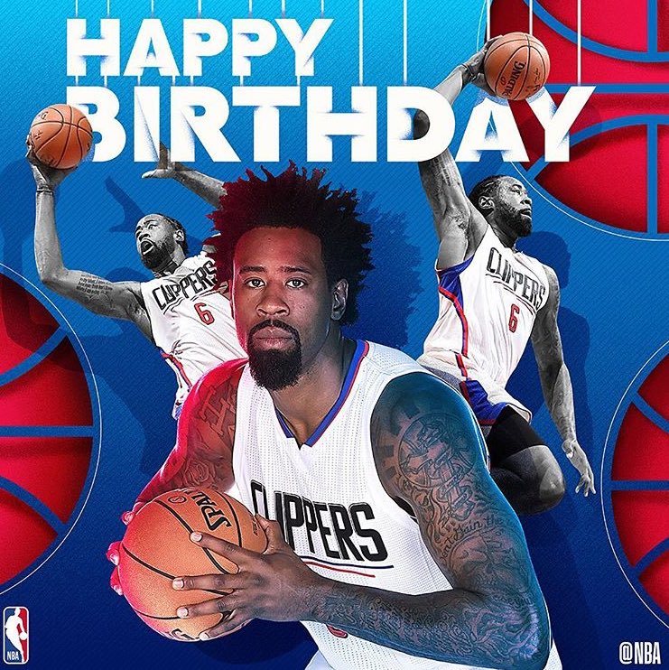 NBA__Legends's tweet photo. Happy 29th birthday DJ!! Enjoy your day we're expecting big things this season!🎉🎉 https://t.co/hYmb5HcZnL