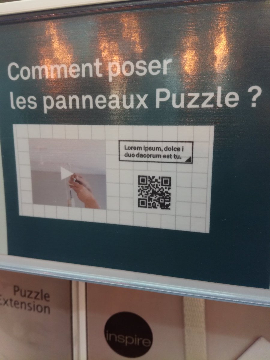 gastinho's tweet photo. Bonsoir @leroymerlinfr, je suis intéressé par vos appliques puzzle mais j'ai arrêté le latin en 4eme et ne vois pas trop comment ça se pose https://t.co/FCQNnY41w2