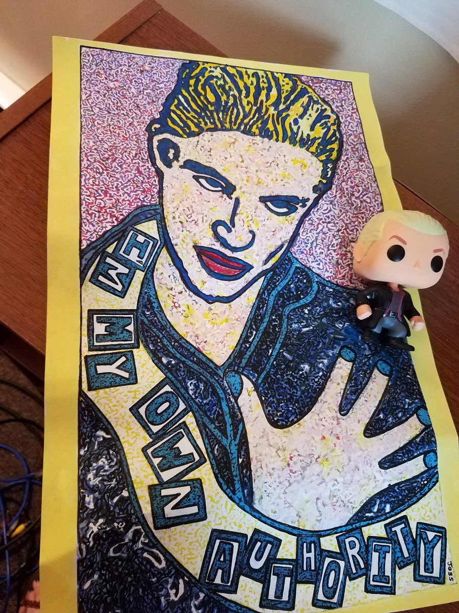 FarFlungHope5's tweet image. *squeal* I am beyond psyched at my @JossRuckus original that just arrived! #SpikeLife #Spuffywonks #buffythevampireslayer