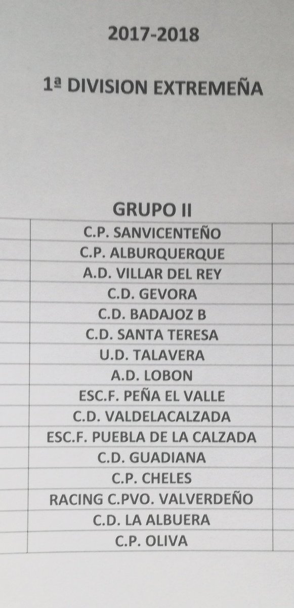 ADLobon's tweet photo. Ya conocemos nuestros rivales.
Éste es el nuevo grupo donde competirá nuestro equipo en ésta temporada 2017-18.
Mucha suerte para todos. https://t.co/UpxQzx5LwB