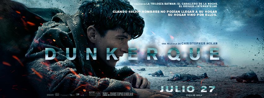 hermeselsabio's tweet photo. Entre los que hagan RT sortearé ENTRADAS DOBLES para la premiere de DUNKERQUE del martes 25 en @CineHoytsChile Parque Arauco. ¡PARTIERON! https://t.co/doJ2soEdAc