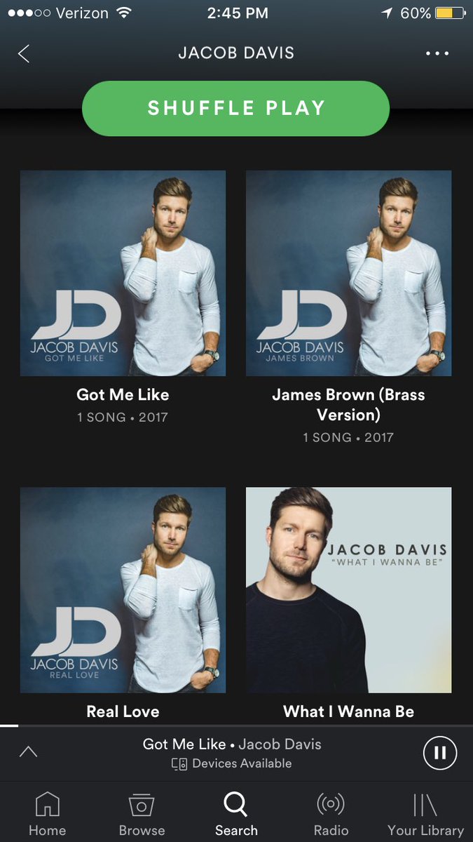 Lauren_F_M's tweet photo. Do I spy the new @JacobDavisMusic EP on @Spotify @iTunes & @pandoramusic?! ๐ถ๐ฅ๐๐ผ #jacobdavismusic https://t.co/MWF9fVgjG6