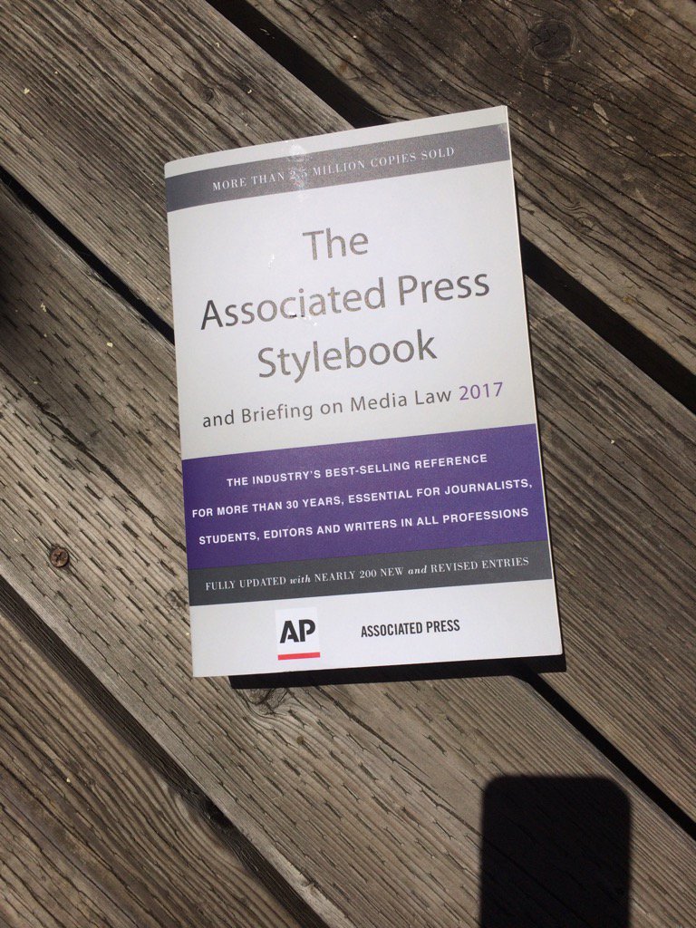 denisemlogsdon's tweet photo. Look what came in the mail today, fresh and crisp and smelling deliciously of newsprint.
@APStylebook #editingneeds https://t.co/nls9qTc2jx