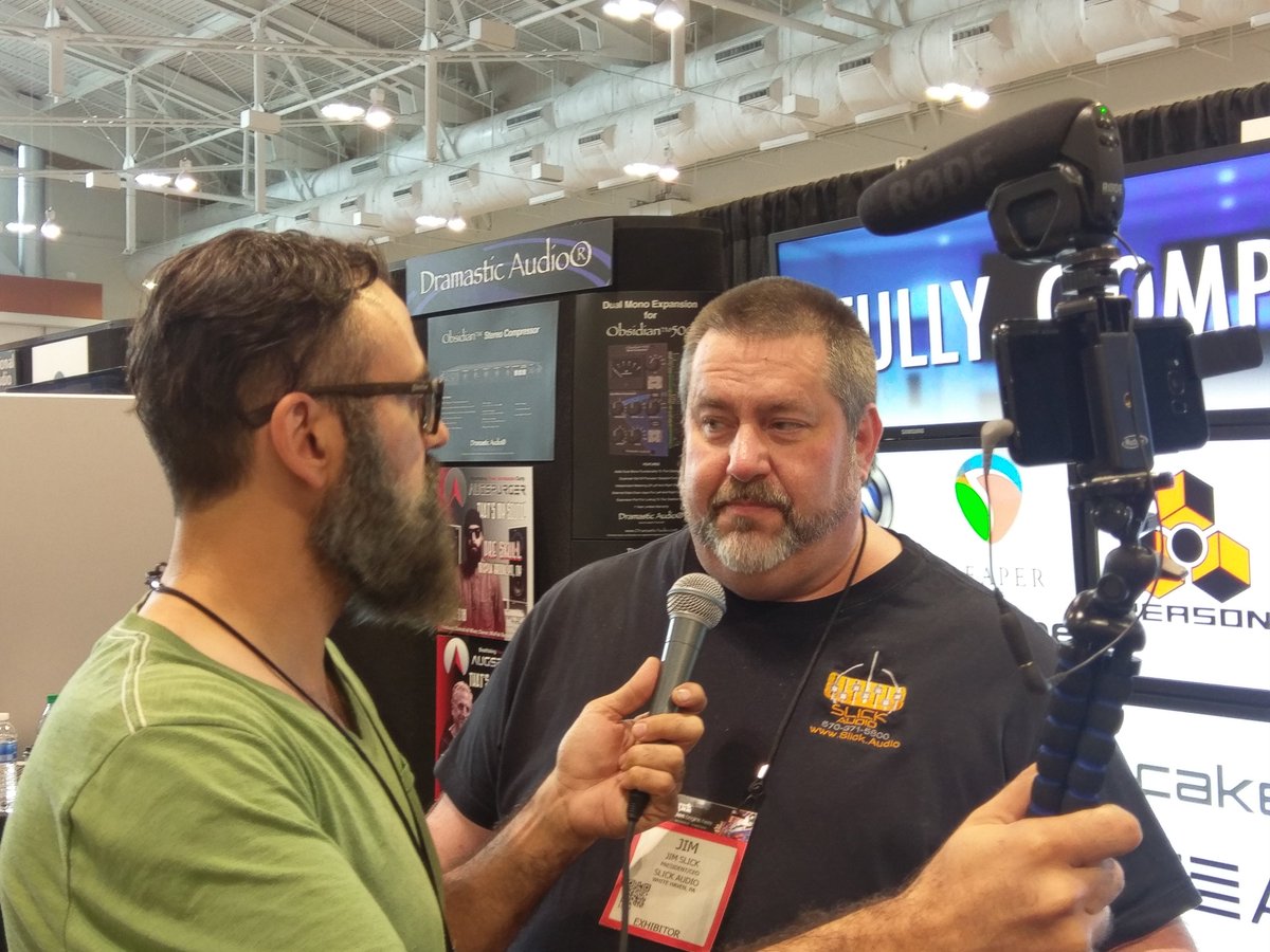 UltimateDAW's tweet photo. Jim's interview with @iamchrisselim of https://t.co/6V8iXtkkOn talking about #AudioPC #Audio #audiocomputer at #SummerNAMM2017 video soon. https://t.co/160dUmp8Cl
