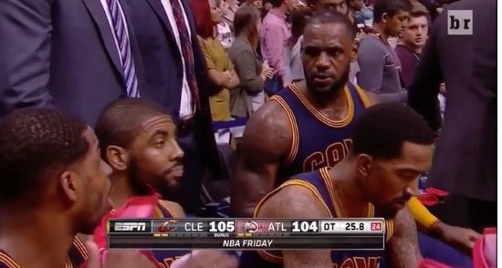 SoMuchFunDuluxe's tweet photo. Bron: Just know the Cavs will be coming back for the Warriors next year

Kyrie: Best of luck to y'all 

Bron: https://t.co/WTU366Atfv