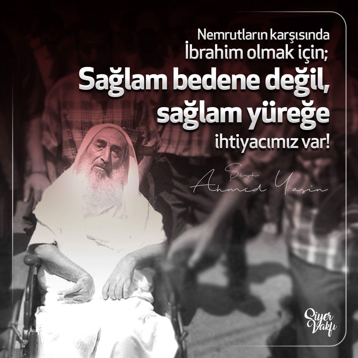 #KUDÜSiçinDiyorumki ; Nemrutların karşısında İbrahim olmak için; sağlam beden değil, sağlam yüreğe ihtiyacımız var!