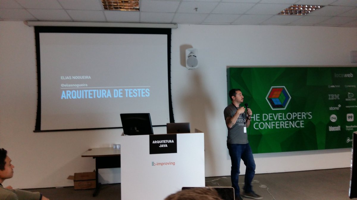 roddramos's tweet image. #arquiteturajava #thedevconf
Arquitetura de testes