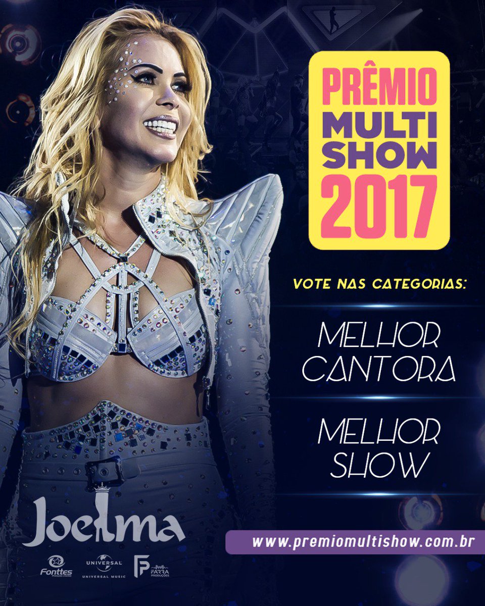 Joelma's tweet photo. Ainda não teve tempo de votar? Então, vai lá no site do @multishow e vota, mas vota bastante, conto com vocês hein! https://t.co/tKHqqBrNz6 https://t.co/yUOFQlDtoq