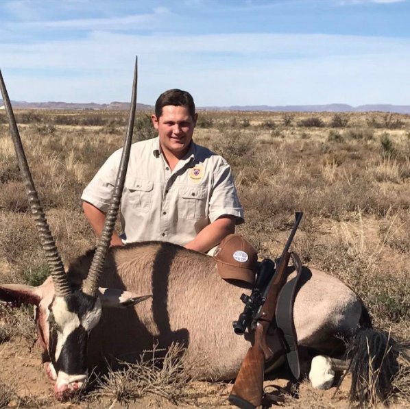 Mauser_USA's tweet photo. Feeling lucky in #Luckhoff: Congrats to @johanhvdwalt on a memorable hunt with the #mauserm12. https://t.co/4Jcu4VY1bh