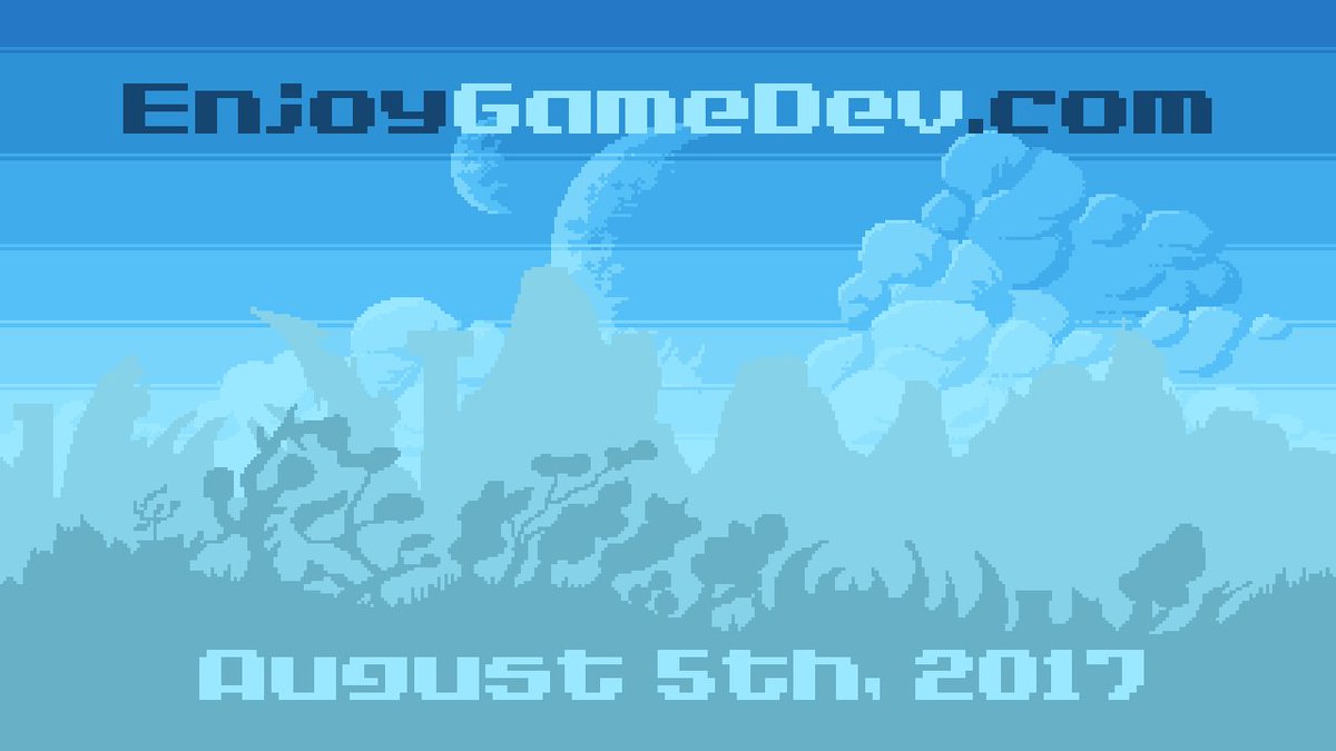 McFunkypants's tweet photo. The Enjoy #Gamedev Conference! https://t.co/mEmdqkU2Si

Our lineup: @Robotpencil @GreyAlien @TabbyRose @TomoMoriwaki @Rx_Pixel @ChrisDeLeon https://t.co/GsZqC472eQ