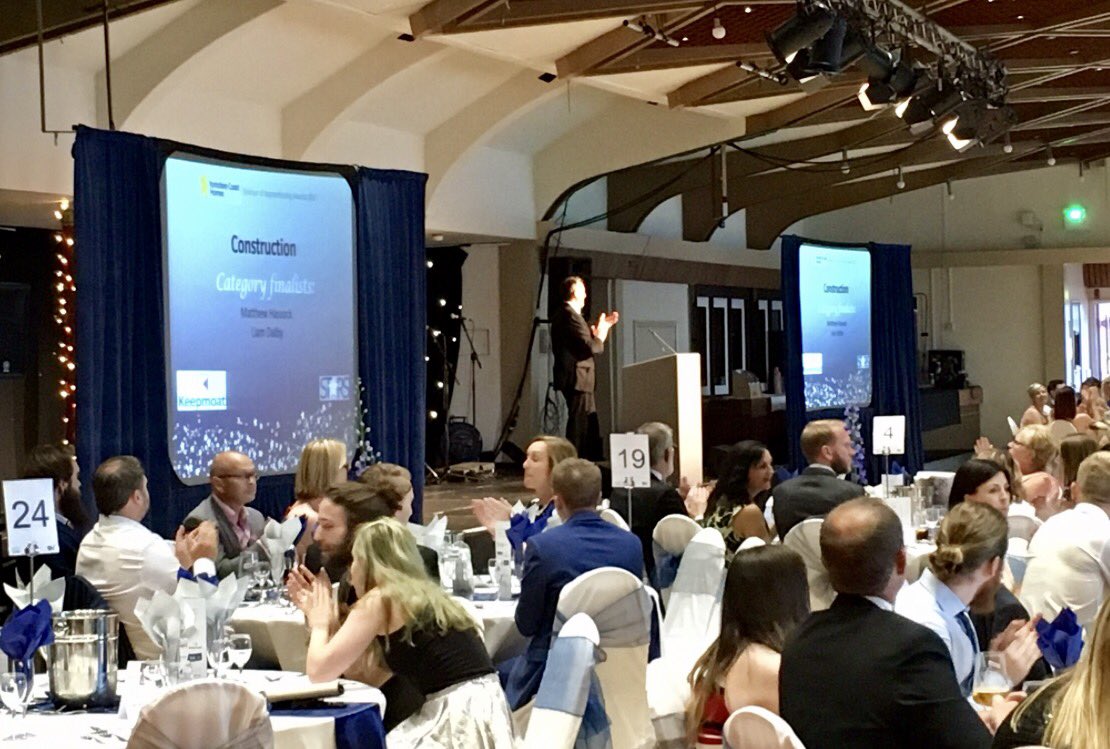 AdeebaKeepmoat's tweet photo. Extremely excited to be at construction apprenticeship #stars awards tonight in #scarborough  #BACS17 &amp; roll on #seafest2017 this weekend. https://t.co/0agSKU9OYb