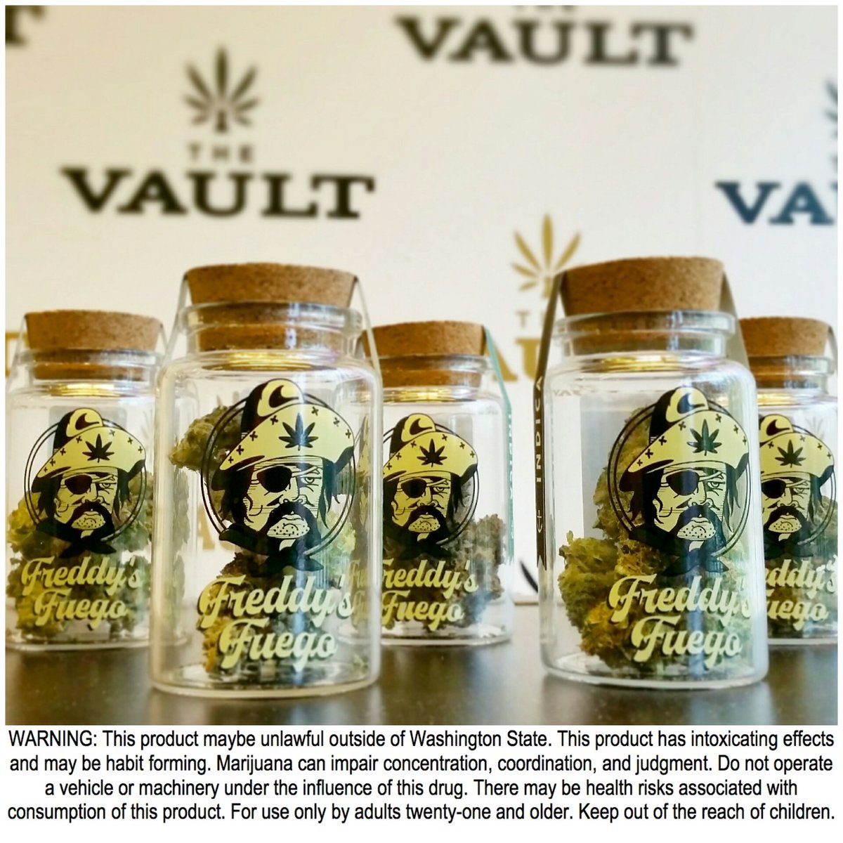 VaultCannabis's tweet image. Freddy&apos;s Fuego is pure fire! You&apos;ve gotta try it.🔥🔥🔥

#thevaultcannabis #freddysfuego #cannabis #fire #420 #flower #seattlestoners #smoke