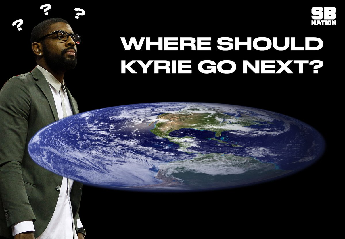 SBNation's tweet photo. Where in the world will Kyrie go? https://t.co/zejL2u4hRw