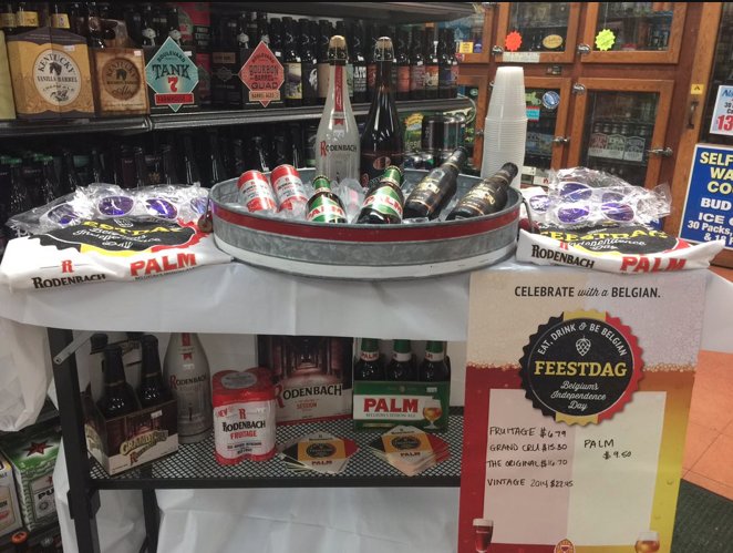 MassBevAlliance's tweet photo. It’s Feestdag folks! Come by @SpiritHausInc from 4:30-6:30 and sample some @rodenbachusa and @palmbelgie. #belgiumindependenceday #feestdag https://t.co/XlH87BANKp