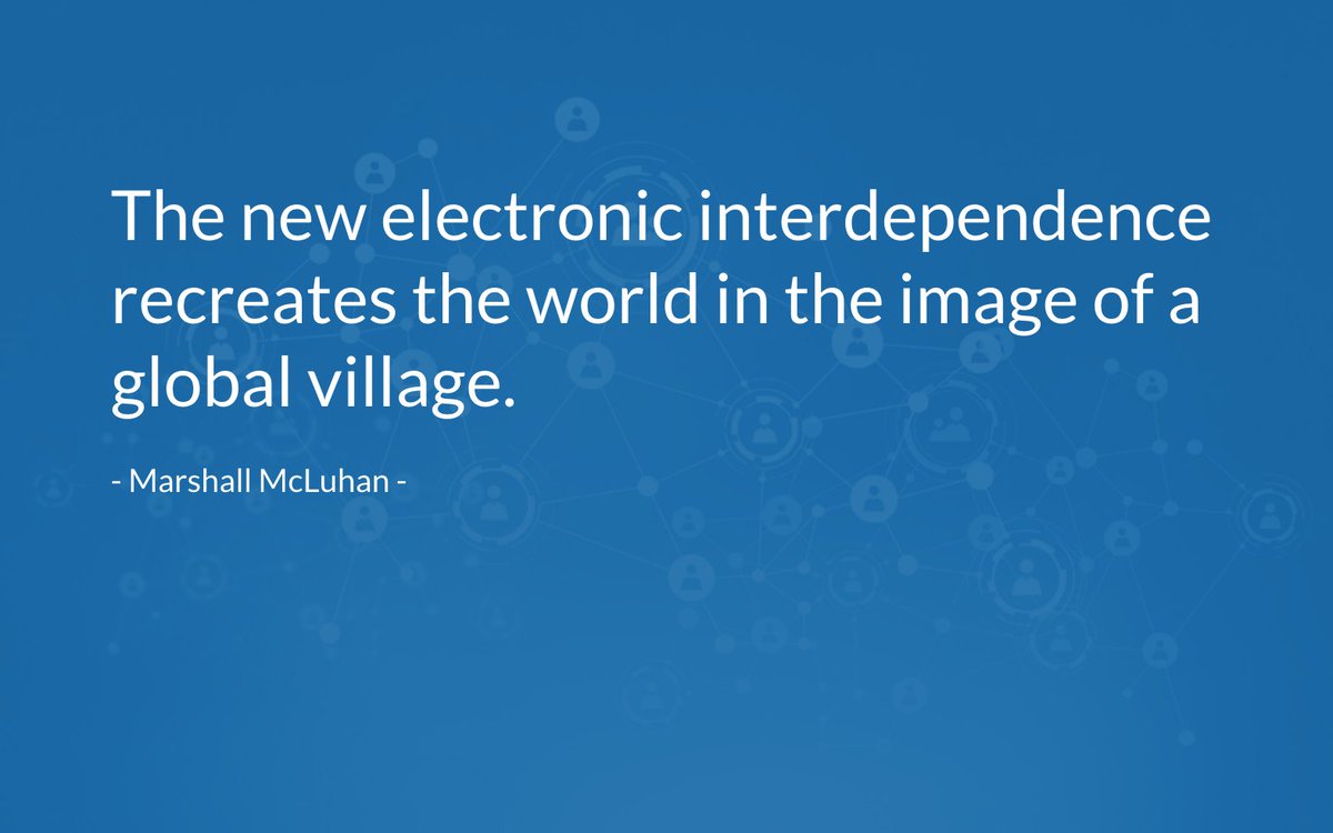 BlueAntPlus's tweet photo. Today, we celebrate #MarshallMcLuhan, a #Canadian media #visionary who predicted the internet with his famous concept of the global village. https://t.co/FV3ML0yCou