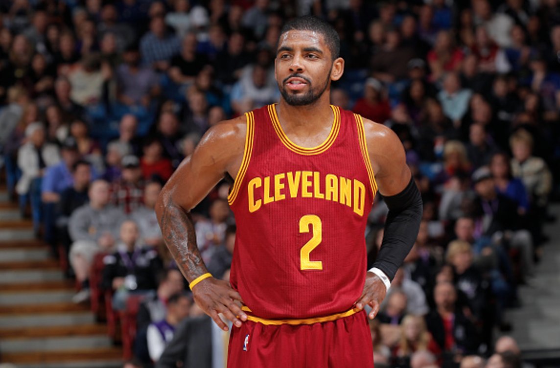 BleacherReport's tweet image. Kyrie listed Knicks, Heat, Spurs, and T-Wolves as "preferred landing spots," per @ChrisBHaynes