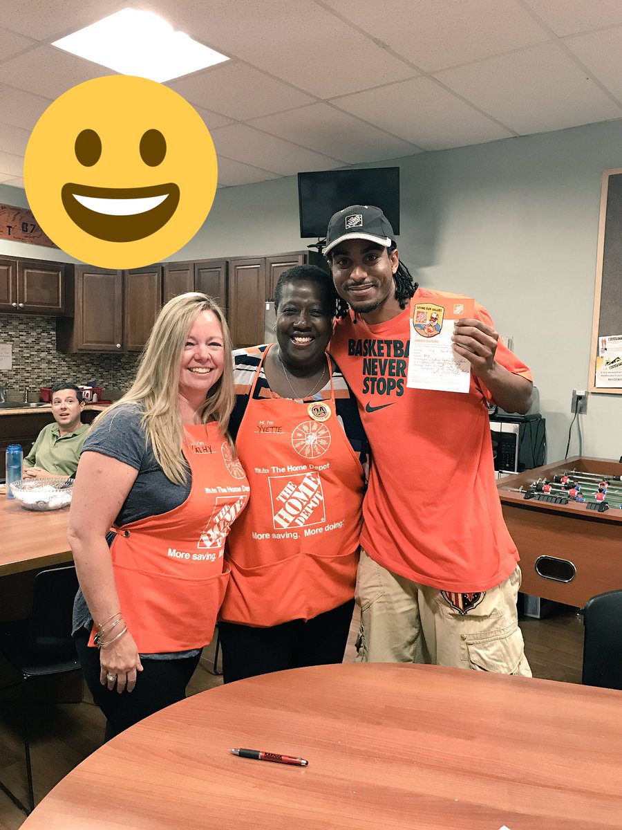 Yvette and Kathy recognizing Tyrone for driving credit!!  Great job Tyrone <a href="/williams2_e/">Yvette Stubbs</a> <a href="/BIngsgirl25/">Kathy Ingargiola</a> <a href="/103Lisamarie/">Lisamarie Halliday</a> <a href="/BellportHD8958/">BellportHomeDepot</a> <a href="/HDGregC/">Greg</a>