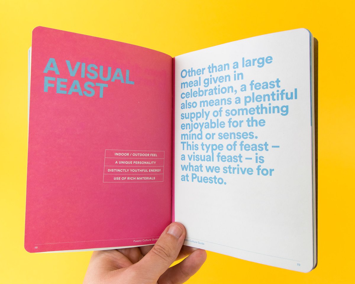 scoutbooks's tweet photo. Building great company culture starts with getting on the same page, like @EatPuesto does with their culture guides https://t.co/FjM8Am0h4k https://t.co/T5KGkkxb8G