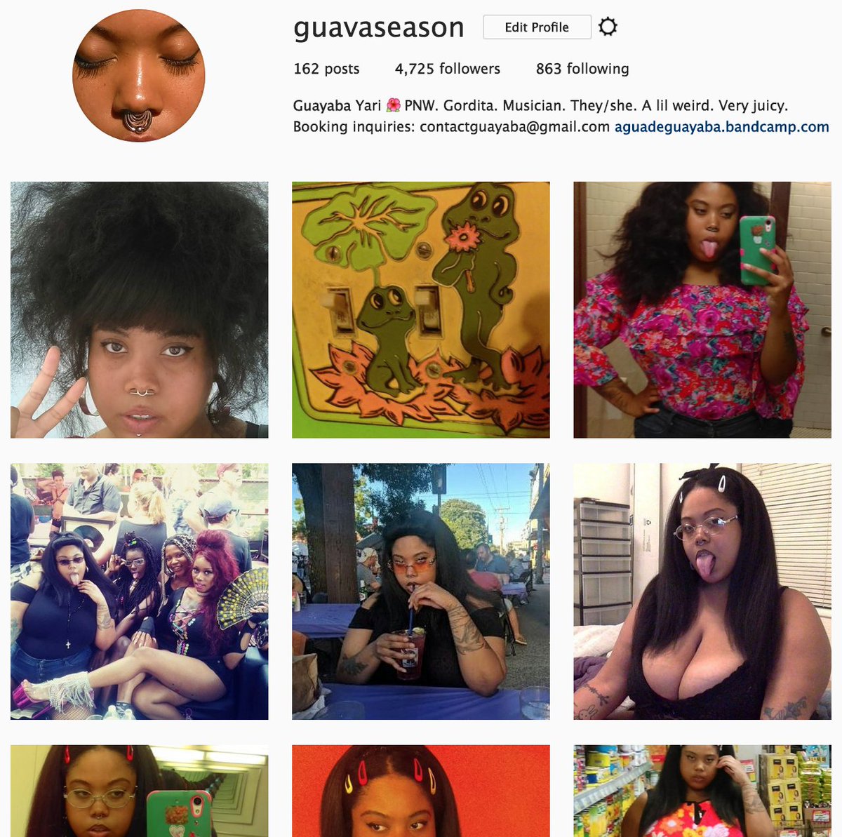 howdy I'm tryna get my insta poppin so follow me <a href="/guavaseason/">Brenton Joseph</a> if you're into that