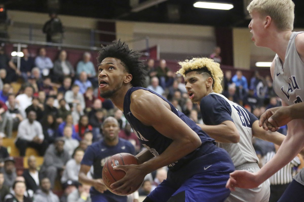 accnow's tweet photo. Will 5-star forward Marvin Bagley leave high school a year early to play for #Duke? 

https://t.co/NXXkWsRkNw 

#GoDuke #PeachJam2017 🏀🔥 https://t.co/FFC2n1cMwT