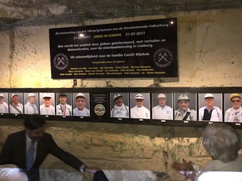 TheoBovens's tweet photo. In Valkenburg, onthulling plaquette van de gidsen 100-jarige Steenkolenmijn samen met mevr Caselli; proficiat! #limburgserfgoed #mijnen https://t.co/97j3dqTCDF