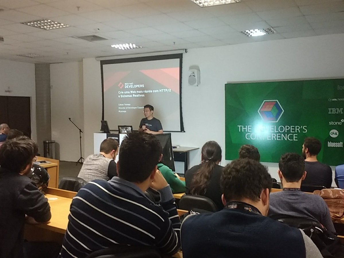 r_lanhellas's tweet image. @yanaga #TheDevConf  #ArquiteturaJava . Palestra especial