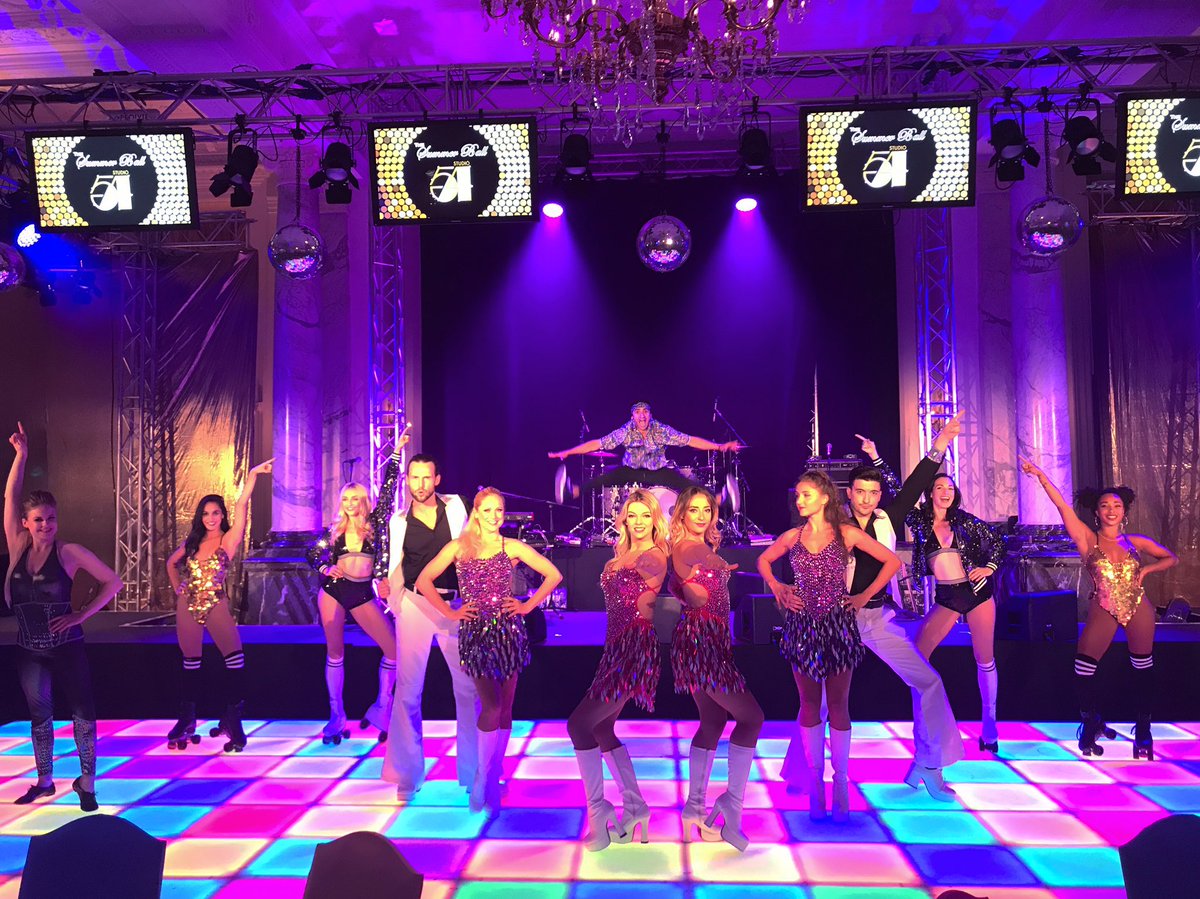 UltimateDancers's tweet photo. A busy weekend ahead..1st stop #Studio54 with @7SenseEvents! What an incredible #event to be a part of! Thank you! #eventprofs #luxuryevents https://t.co/T3RgKT2cZi