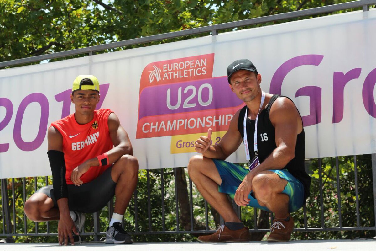 mtg_la's tweet photo. Schade - Julian Otchere verpasst als Qualifikations-16. das Finale der U20-EM. Bei schwierigem Wind springt Julian 5,00m. 10 cm zu wenig... https://t.co/T8gXRc0X3u