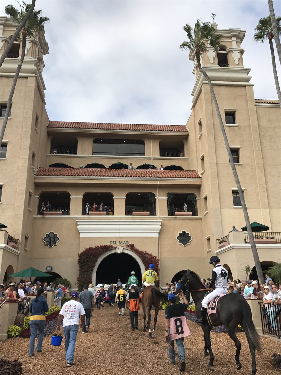 Thorobros's tweet photo. Scenes from a fantastic Friday afternoon at #DelMar. Nice choice @BreedersCup #SurfMeetsTheTurf https://t.co/tSfBW0ItM4