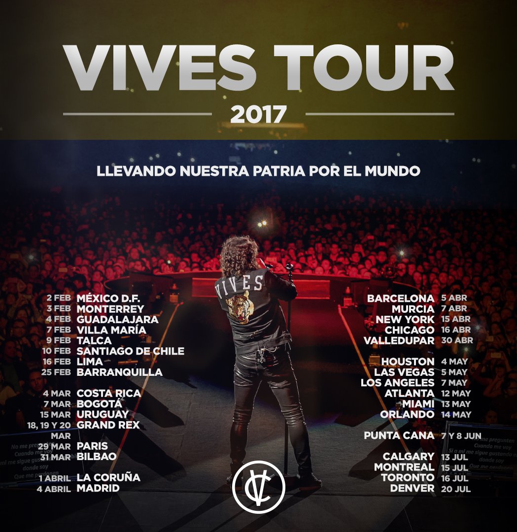 carlosvives's tweet photo. Para mi todos mis conciertos son como las fiestas del #20dejulio gracias por un año espectacular y vamos por mucho más! https://t.co/5ITFX39pa2