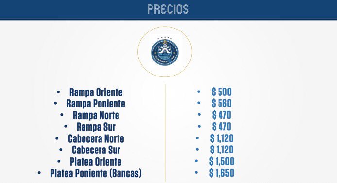 ClubPueblaMX's tweet photo. 📌ATENCIÓN AFICIÓN CAMOTERA

•Ya está a la venta el Abono Club Puebla #AP17 😎
•Te dejamos el precio de nuestros abonos 🎟🎽 https://t.co/Txj5wi1ipG