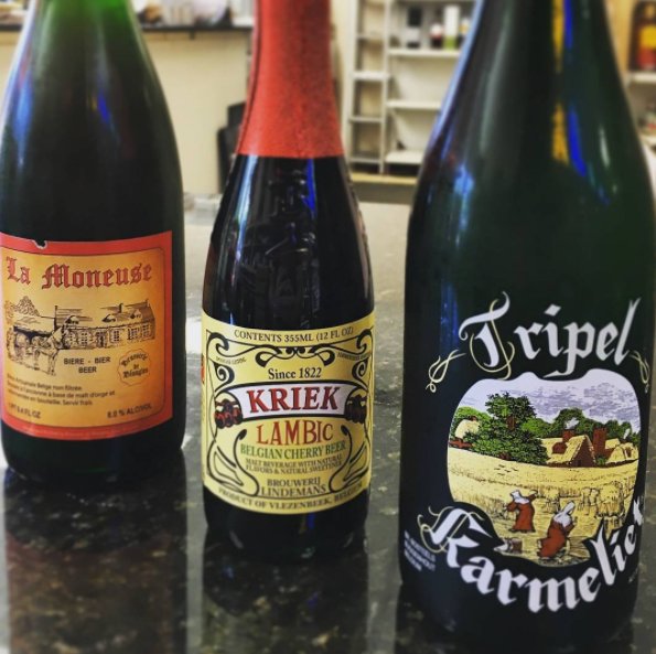 BLMBEER's tweet photo. In honor of #BelgianBeerWeek we are popping bottles tonight. Come and try 3 distinctive Belgian ales at our new Brighton store. 5:30-7:30. https://t.co/pbBs7NAHy8