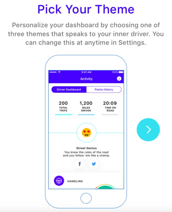 mileupapp's tweet photo. You can personalize your #MileUp app to appeal to your inner Highway Boss, Style Maven or road Defender. Select your driver dashboards theme. https://t.co/Wf0rRwmPdc https://t.co/EfccEbCpER