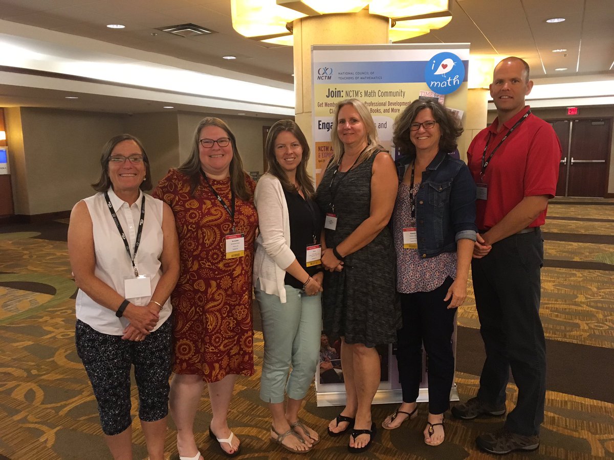 SMCPSMathDept's tweet photo. Elem, middle, and high school math teachers and administrators learning and leading together #NCTMINST our math dept rocks! @SMCPS_MD @nctm https://t.co/yTvNWDjiT1