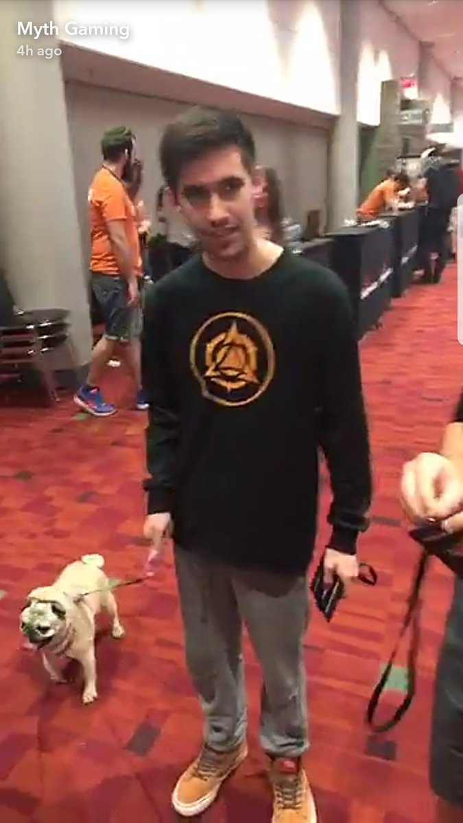 TGravyz's tweet photo. The legend @NYNXll and the rest of the crew at @MythGaming rocking that Myth swag at @DreamHack ๐๐#MythGaming https://t.co/h4YYwwatal