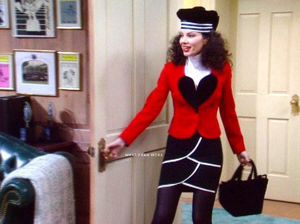 aVeryRichBish's tweet photo. Don't ever forget that Fran was the best dressed bitch on TV https://t.co/p0chPyUku1