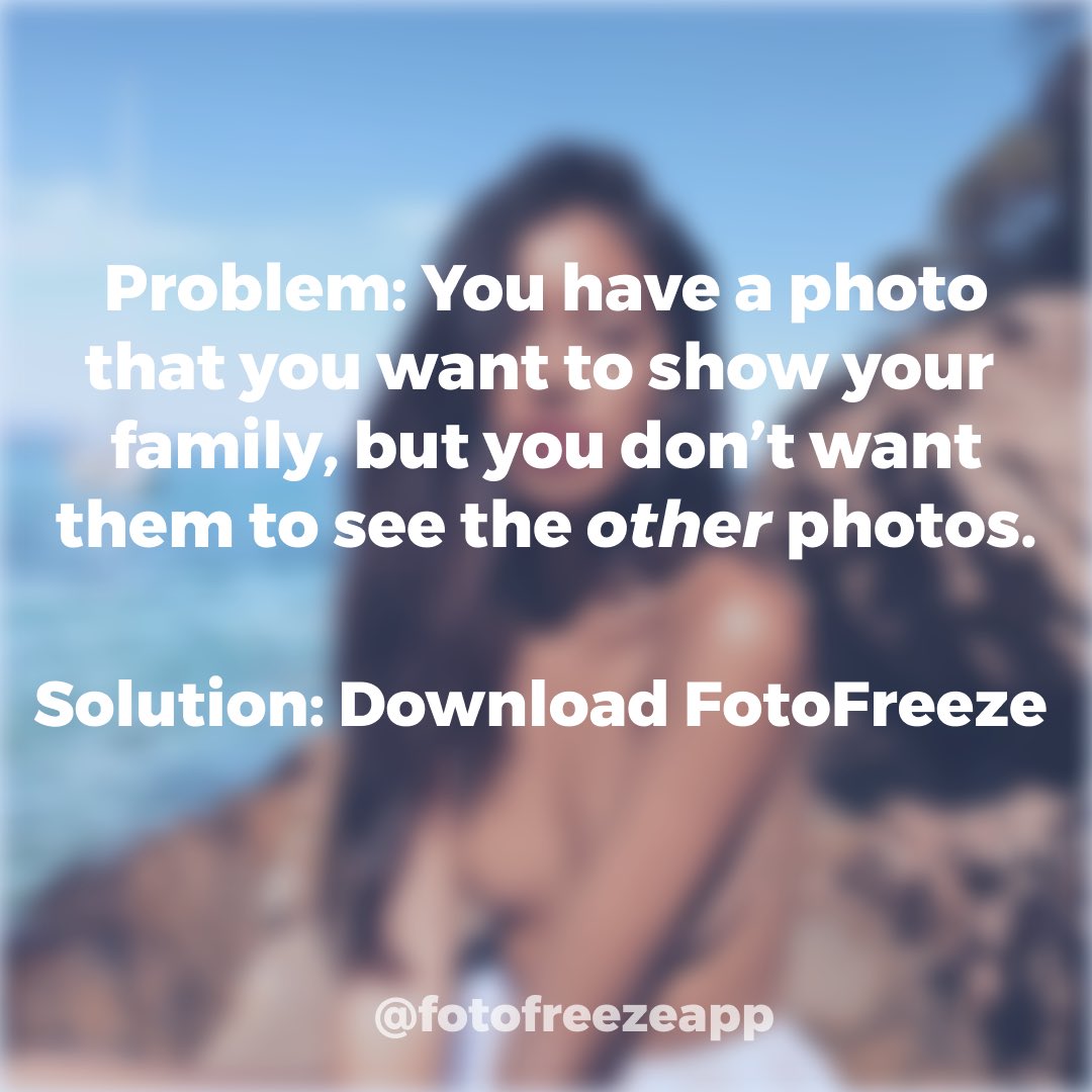 FotoFreezeApp's tweet photo. Problem and solution. Download link in our bio! 🤗 https://t.co/KqdRPDJdPF