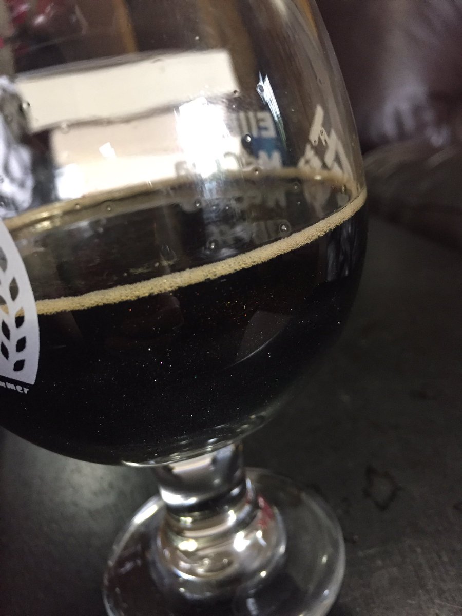 MarcyBlaney's tweet photo. Loving my Glitter Stout from the Big Axe Brewery! #Glitter #StoutBeer #DarkSide #TGIF https://t.co/X8zYkt611M